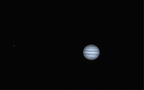 Jupiter le 22-01-2014, Gan, Eu, Io en fin de transit