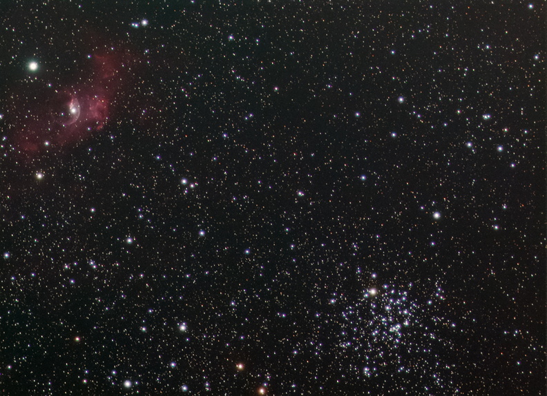 M52 et Bubble