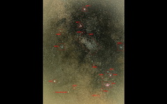 Au nord-est de Kaus Borealis (11 objets Messier)