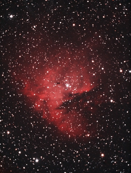 NGC281, nébuleuse "Pac-man" dans Cassiopée
