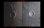 Le cratète Copernicus à 8,78 et 9,80J de lunaison