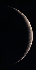 La Lune à 2,41 jours de lunaison