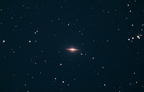M104, galaxie du Sombrero, dans La Vierge