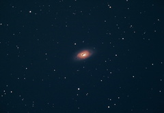 M64, la galaxie de l'oeil noir, dans la Chevelure de Bérénice