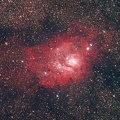La nébuleuse de la Lagune, M8, dans le Sagittaire
