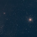 M4, NGC6144 et Antarès, dans le Scorpion