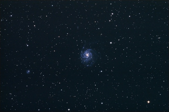 M101, galaxie du Moulinet, dans la Grande Ourse
