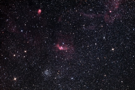 NGC7635 La Bulle, M52 et ses environs