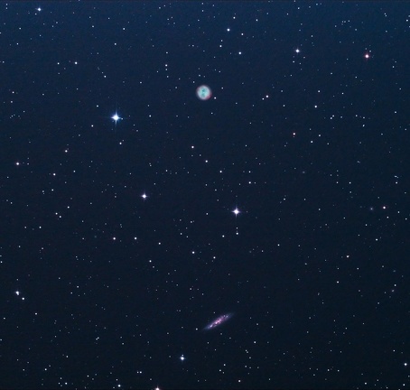 M97 et M108, dans Ursa Major