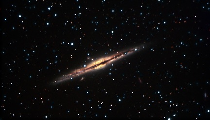 NGC891 dans la constellation d’Andromède