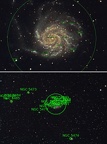 M101 La roue foraine (astrométrie)