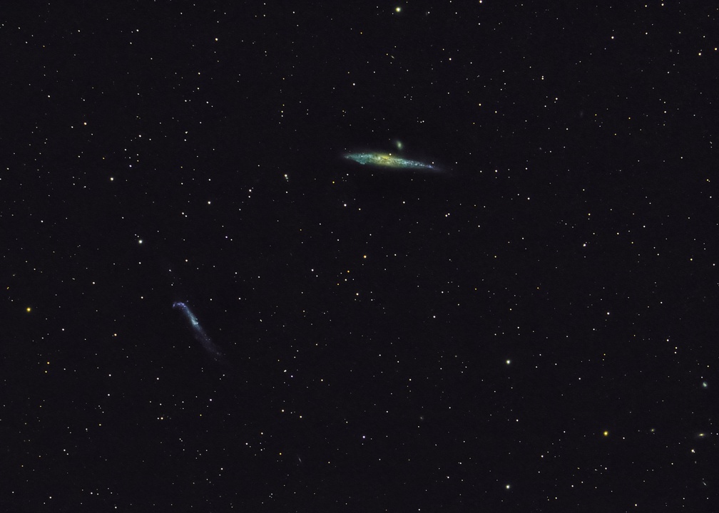 NGC 4631 et NGC 4656