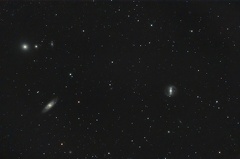 NGC4314/NGC4274/NGC4278/NGC4283/NGC4286 et autres galaxies  dans le Coma Berenices