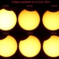 Eclipse du 10 juin 2021 vue de Bordeaux