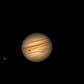 Jupiter et ombre de Ganyméde
