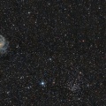 NGC6946 Galaxie du Feu d'artifice & NGC6939 Amas ouvert