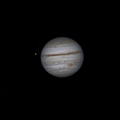 Jupiter et io le 11 septembre 2022 à l'Observatoire Jalle Astronomie