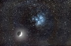 La Lune et M45