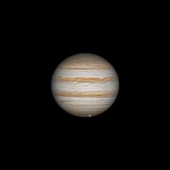 Jupiter et Ganymède en transit