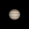 Jupiter et Ganymède en transit