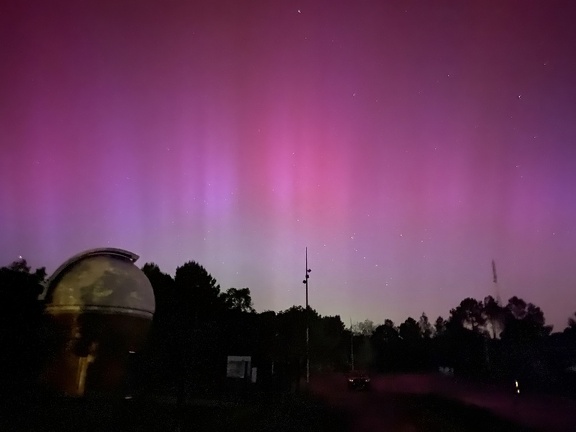 Aurores Boréales à Jalles Astronomie