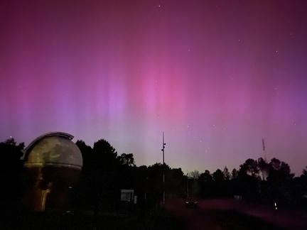 Aurores Boréales à Jalles Astronomie