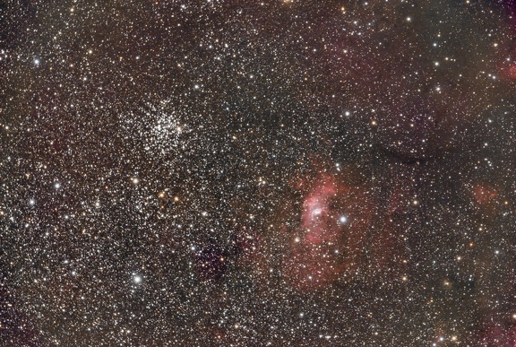 NGC 7635 la bulle et M52