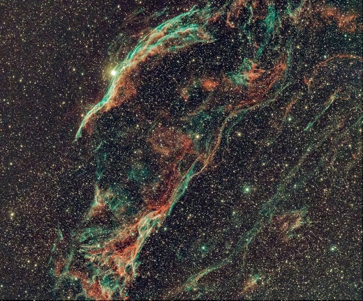 ngc 6960  Triangle de Pickering