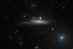 NGC1532 (5072 visits) NGC 1532 est une très vaste galaxie spirale barrée située dans la constellation de l'Éridan.NGC ... NGC1532