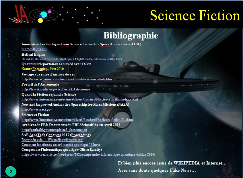 Conférence Science-Fiction du 26/02/2021_références bibliographiques