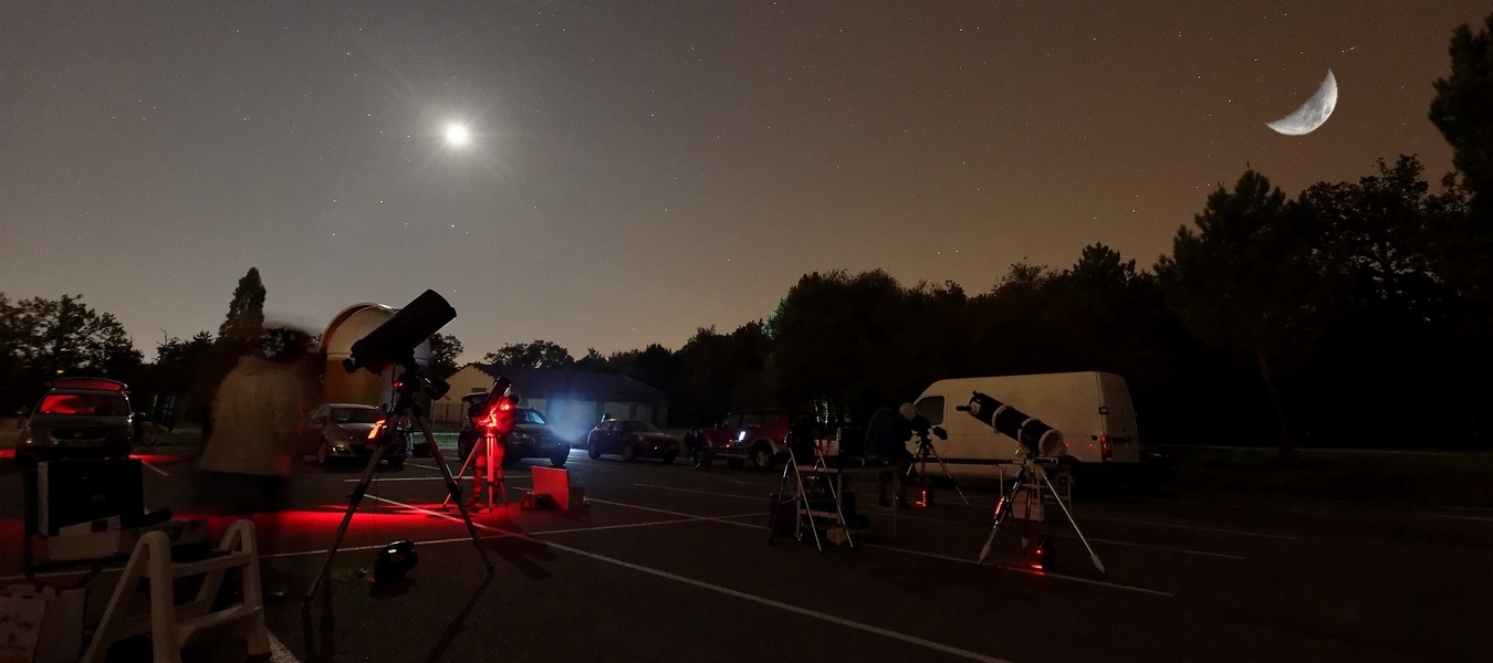  »Le Jour de la Nuit » , Observation du ciel Jalle Astronomie, samedi 14 octobre 2023