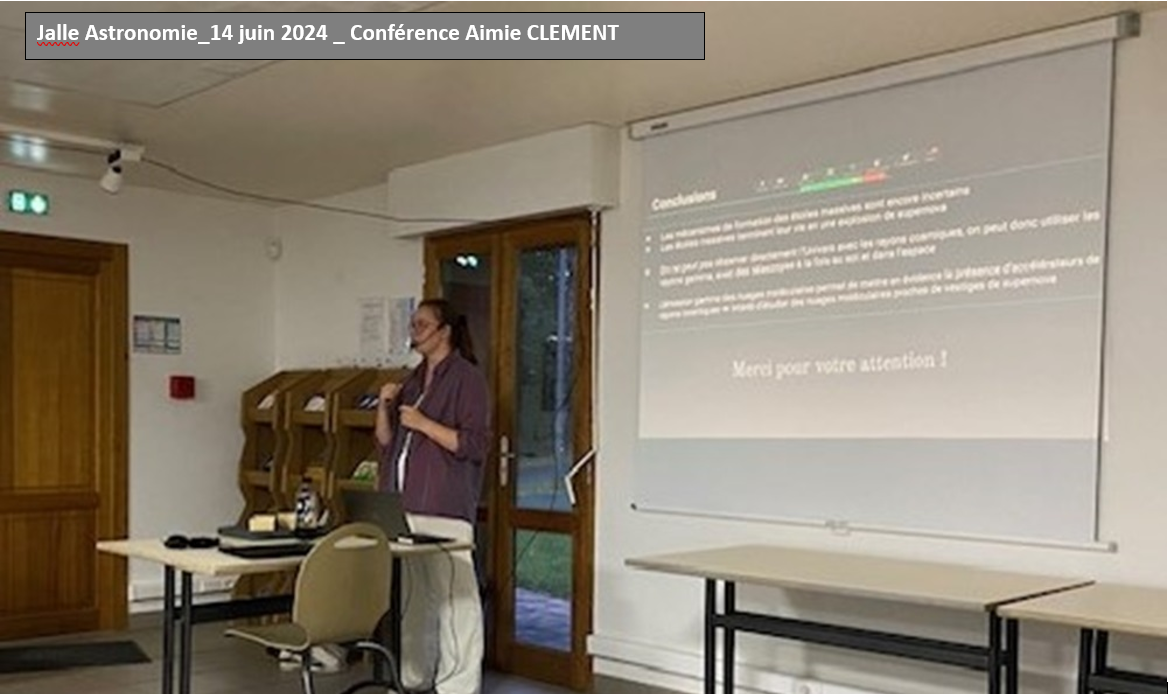 APERCU CONFERENCE « LES ETOILES MASSIVES en RAYONS GAMMA »