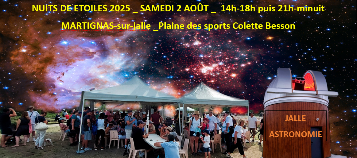 NUITS DES ETOILES _ MARTIGNAS-sur-Jalle_ 2 août