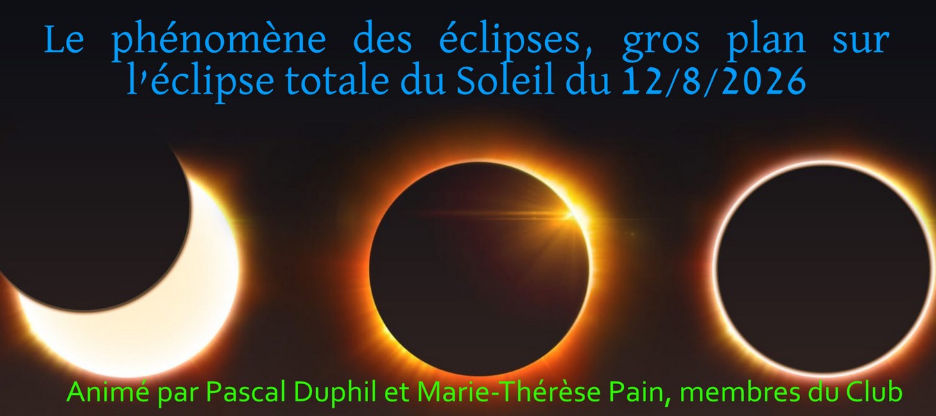 Retour sur la Conférence sur le phénomène des éclipses de vendredi 19 juin 2026