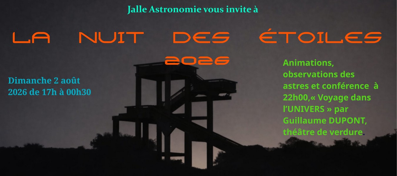 Nuit des Étoiles à la forêt du Bourgailh à Pessac le dimanche 2 août 2026
