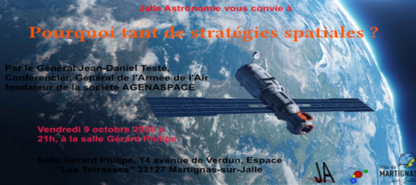 Conférence événement, à la salle Gérard Philipe, à Martignas-sur-Jalle, le 9 Octobre 2026!
