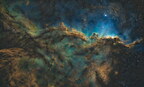 NGC6188 (2640 visites) NGC 6188 est une nébuleuse en émission et par réflexion située dans la constellation de l'Autel.... NGC6188