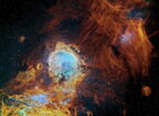 ngc 3324 (7206 visites) Nouveau traitement en SHO, brutes issues de la base de données de Mr cales jp.
NGC 3324 est une n�... ngc 3324