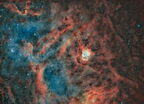 SH2-54 (10687 visites) Sh2-54 est une grande nébuleuse en émission visible dans la queue de la constellation du serpent.
... SH2-54