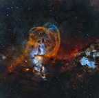 NGC 3576 (14280 visites) Voici NGC 3576, la nébuleuse de la Statue de la Liberté.
Elle se situe entre les constellations d... NGC 3576