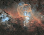 NGC3576 (11 visites) NGC 3576 dite Nébuleuse de la Statue de la Liberté est une nébuleuse en émission située dans la... NGC3576